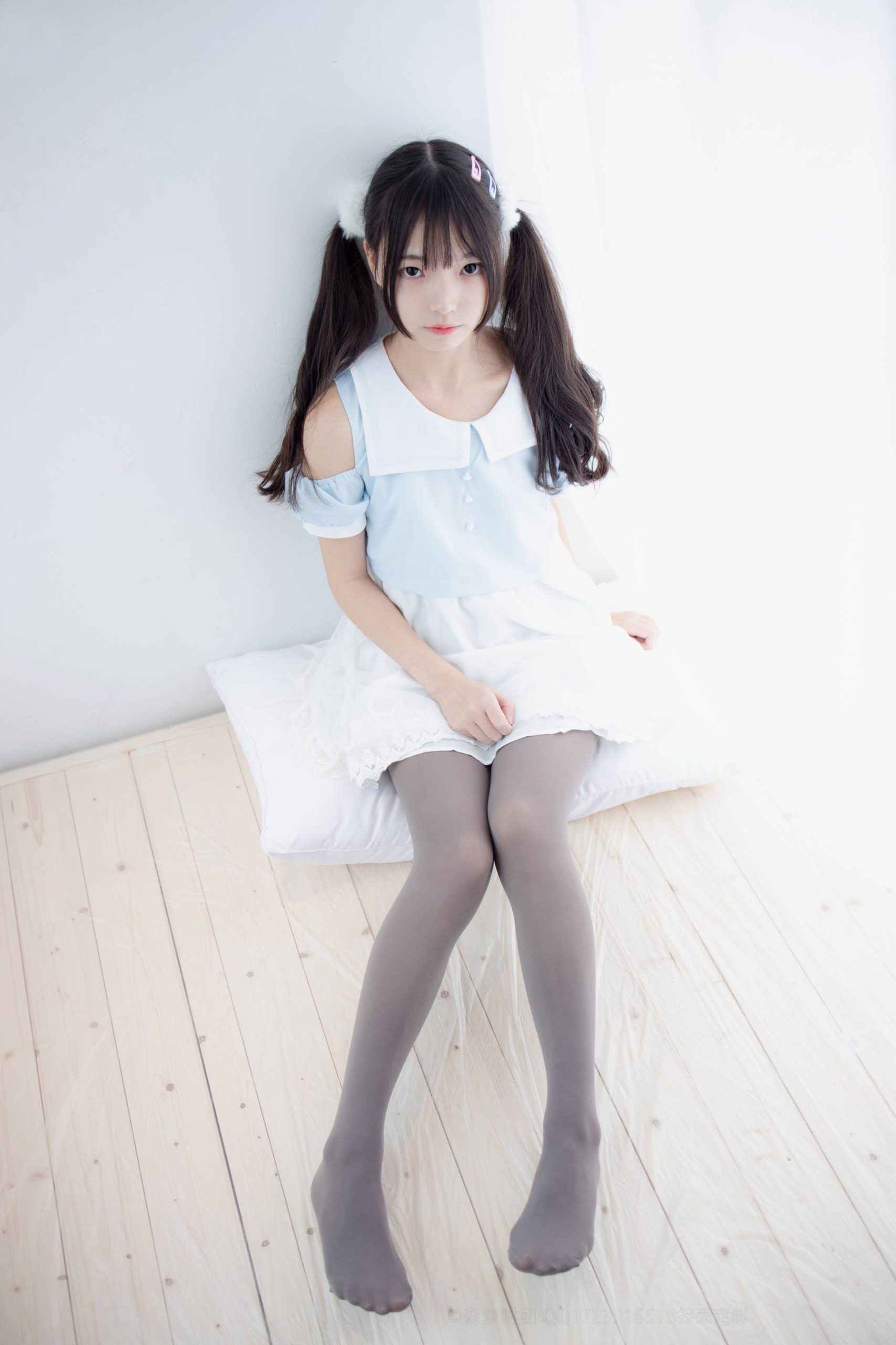 图片[2]-超级甜美的灰丝小姑娘【86P】20005-灰麻雀