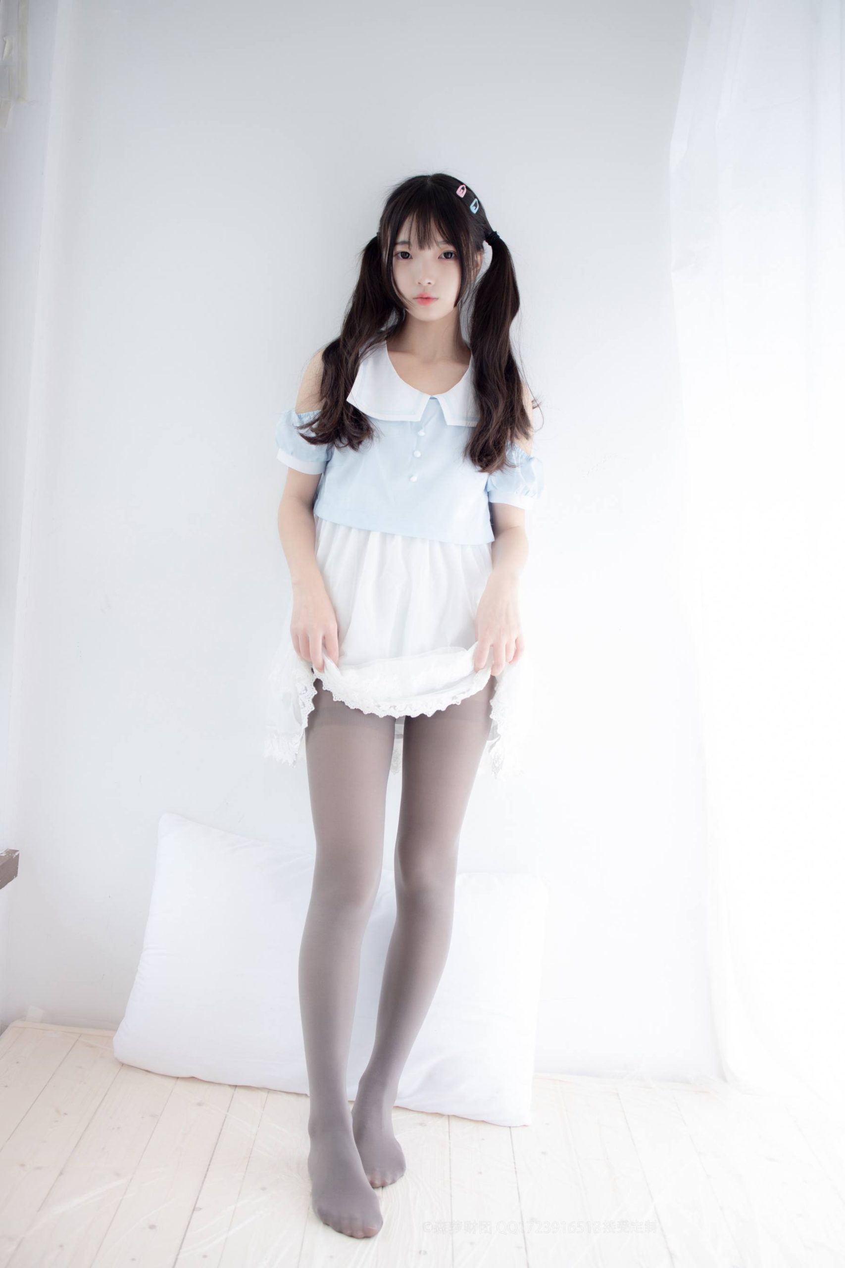 图片[4]-超级甜美的灰丝小姑娘【86P】20005-灰麻雀