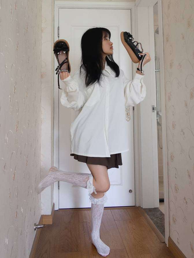 图片[3]-百褶裙可爱又大方的小姑娘【122P】20002-灰麻雀