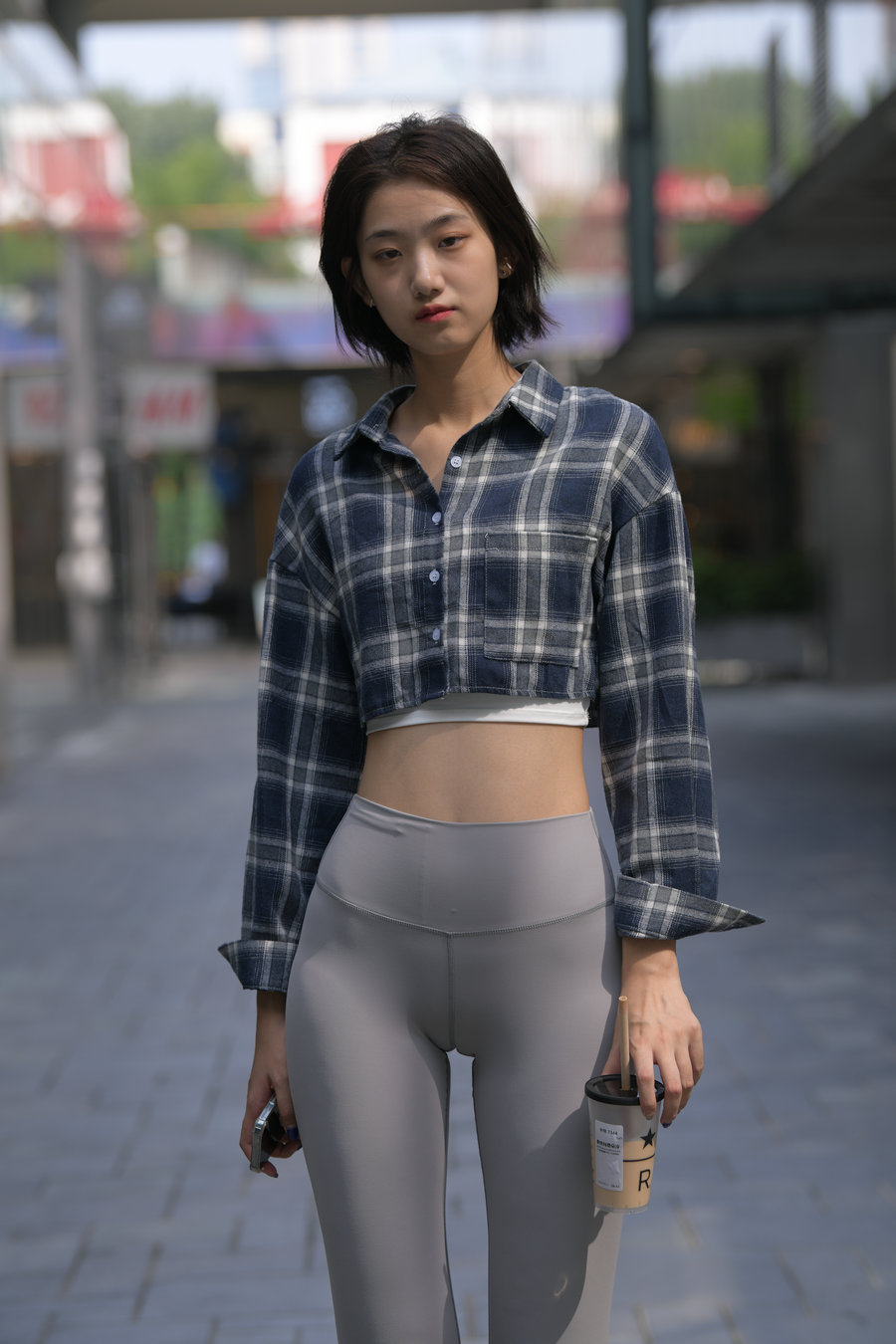 图片[1]-短发瑜伽裤女学生J2790 474P-9.47GB-灰麻雀