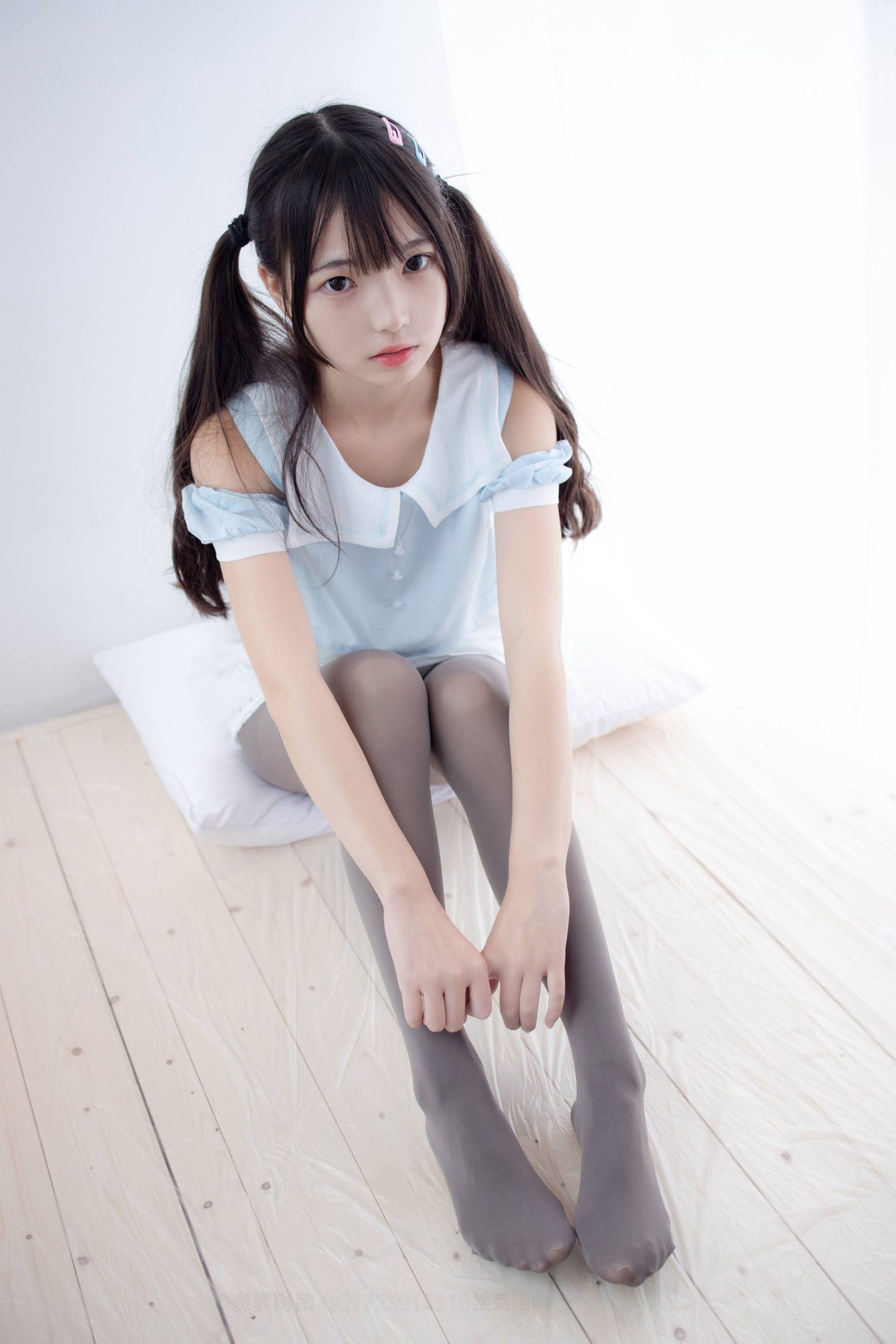 图片[3]-超级甜美的灰丝小姑娘【86P】20005-灰麻雀