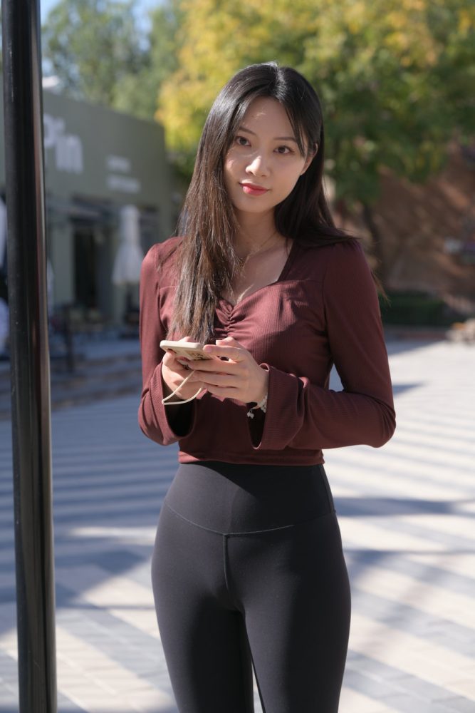 非常漂亮的瑜伽裤女孩 J3440 451P-9.18GB-灰麻雀