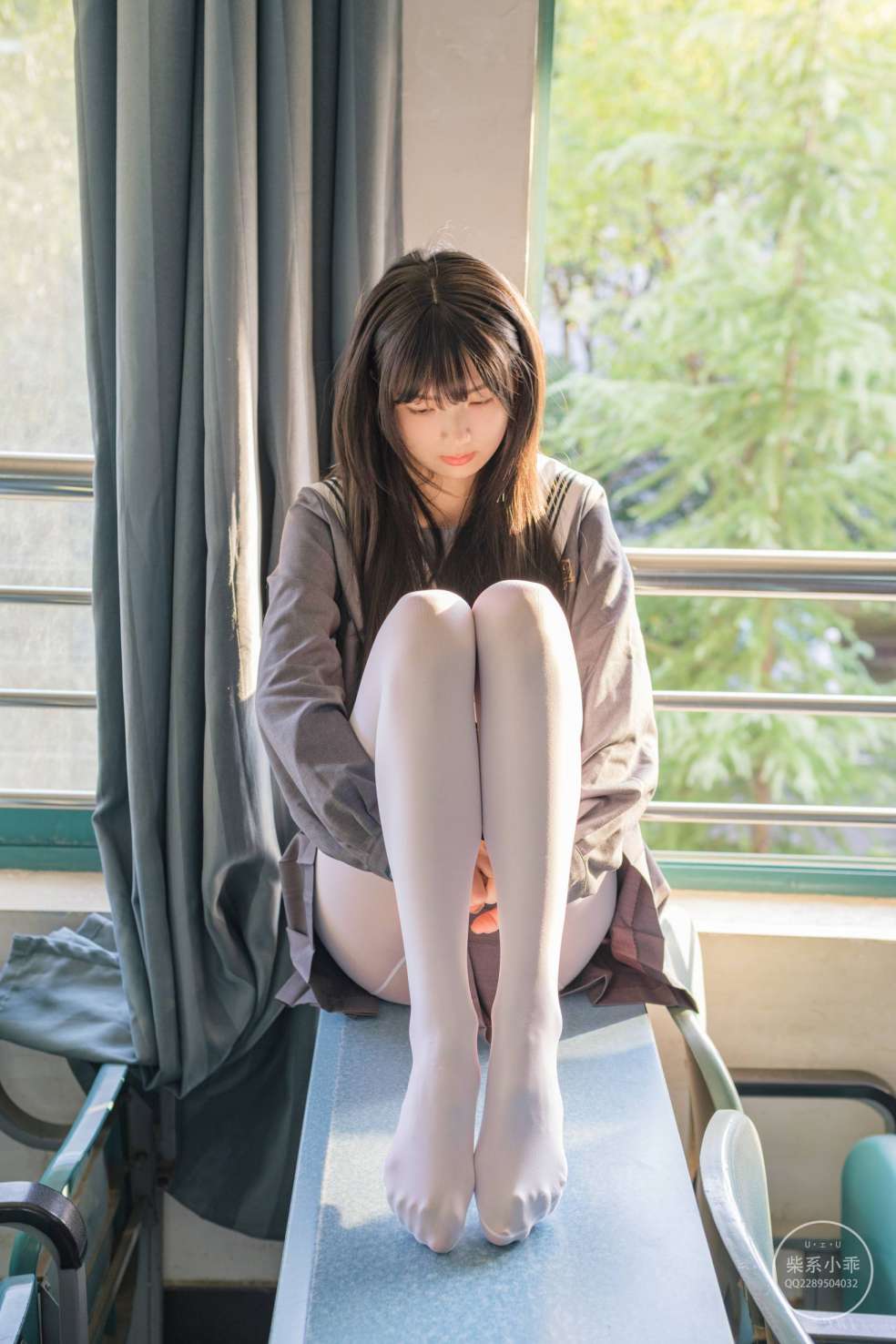 图片[1]-白丝清纯少女真的太可爱了【60P】20001-灰麻雀