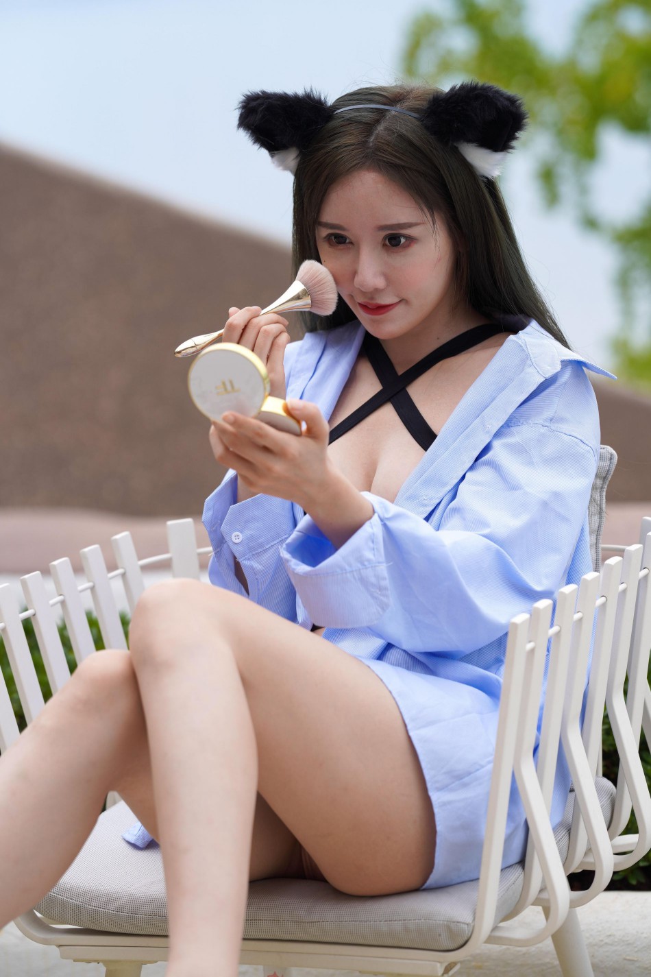 图片[5]-可爱的猫耳朵比基尼美少女【394P】00043-灰麻雀