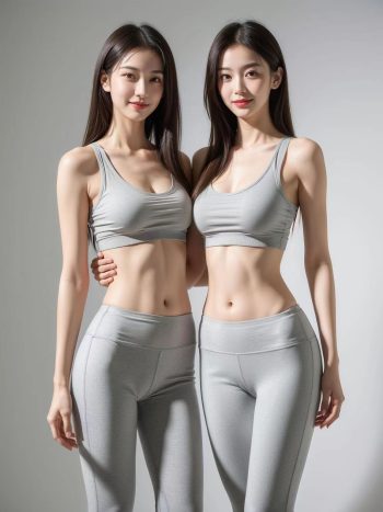 图片[9]-AI瑜伽裤清纯妹子系列图-灰麻雀