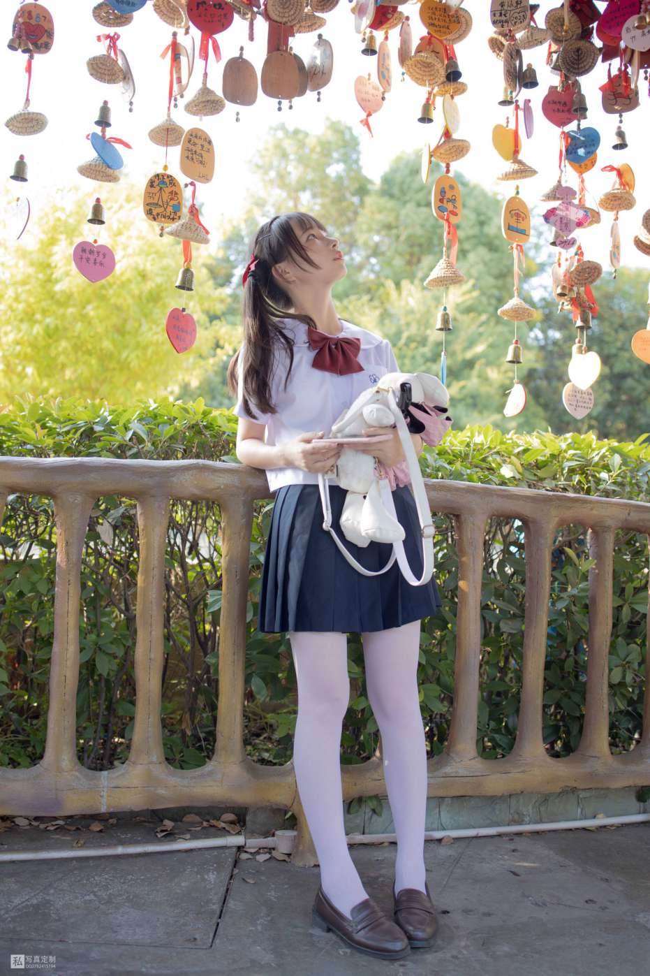 图片[5]-眼神好清澈的双马尾白丝女孩【75P】20019-灰麻雀