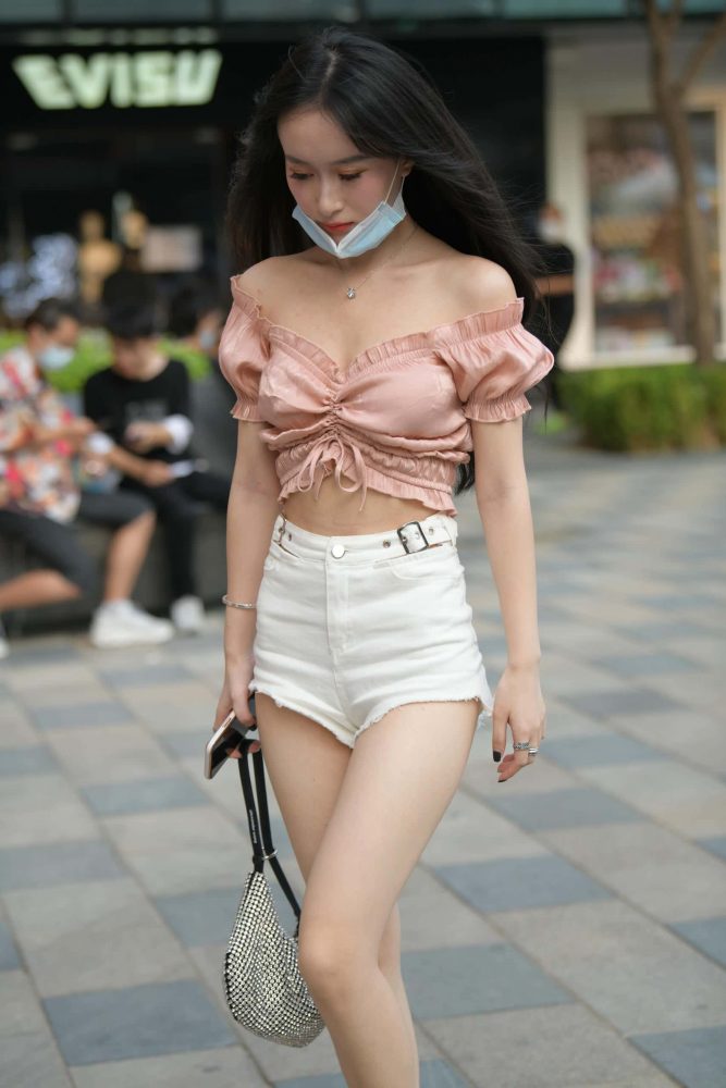 清纯动人粉白搭配【100P】J7926-灰麻雀