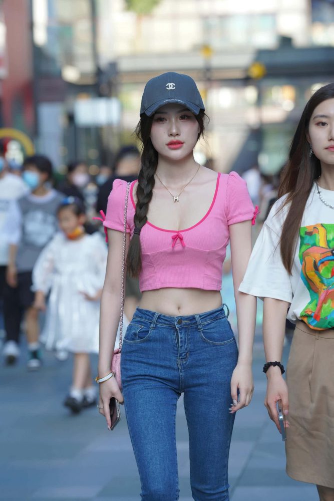 漂亮牛仔裤小姐姐【121P】J3127-灰麻雀