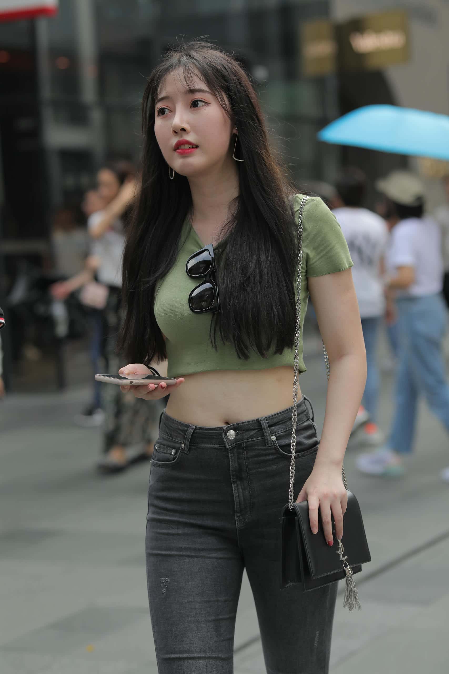 图片[3]-甜美靓丽牛仔裤女孩 【106P】J4144-灰麻雀