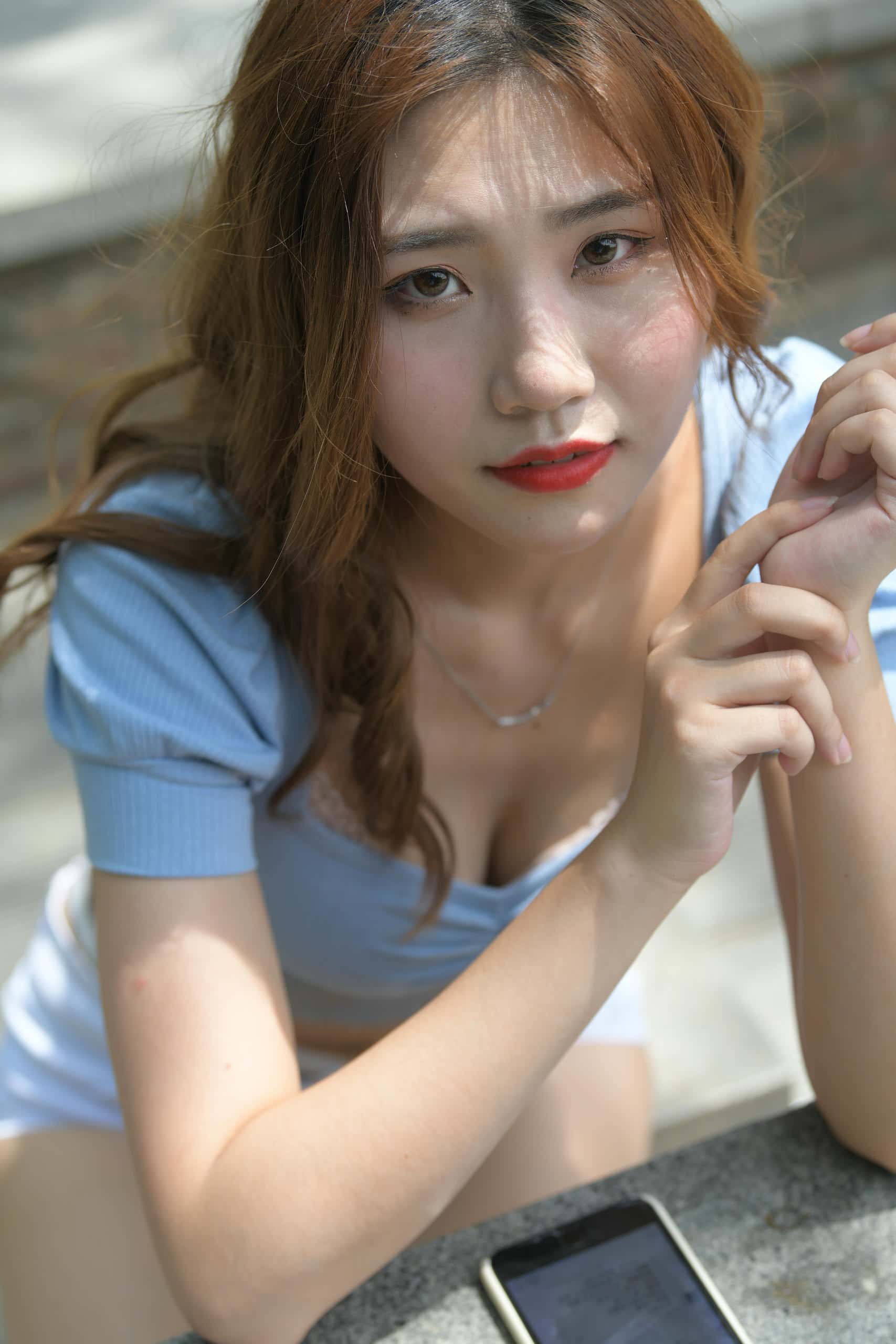 图片[4]-白色热裤女孩【1133P】J1680-灰麻雀