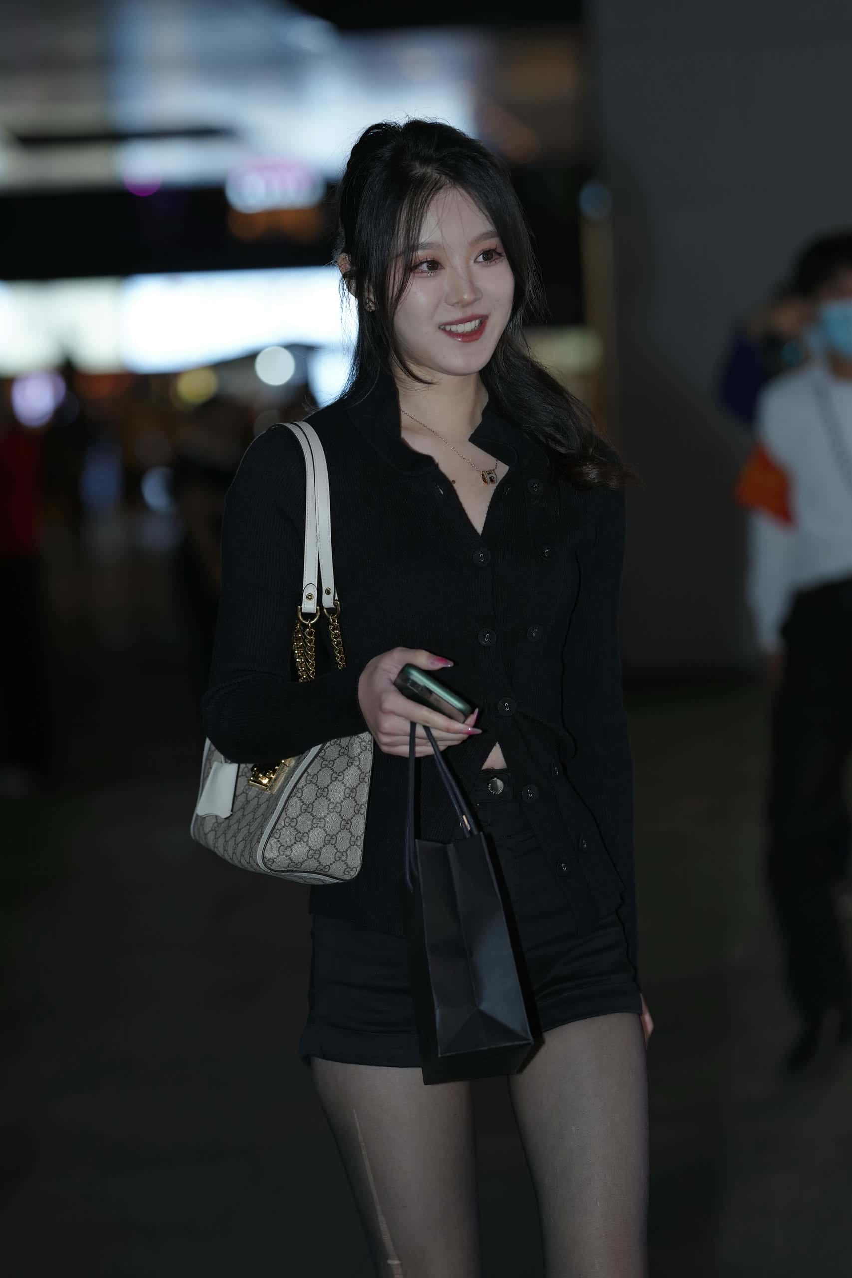 图片[3]-黑色系马尾辫少女 【173P】K4446-灰麻雀