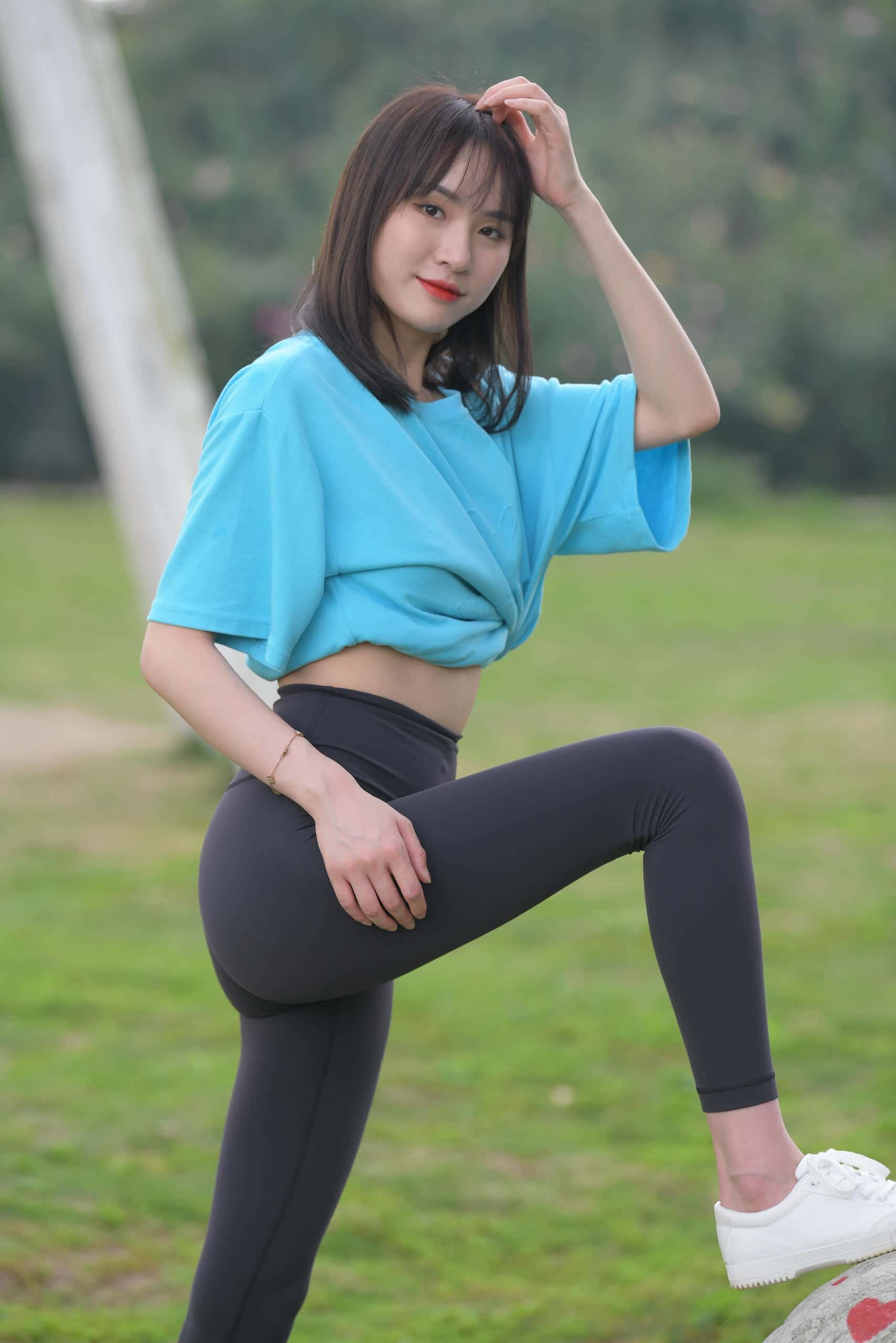 图片[5]-乖乖女瑜伽裤女孩【538P】J2224-灰麻雀