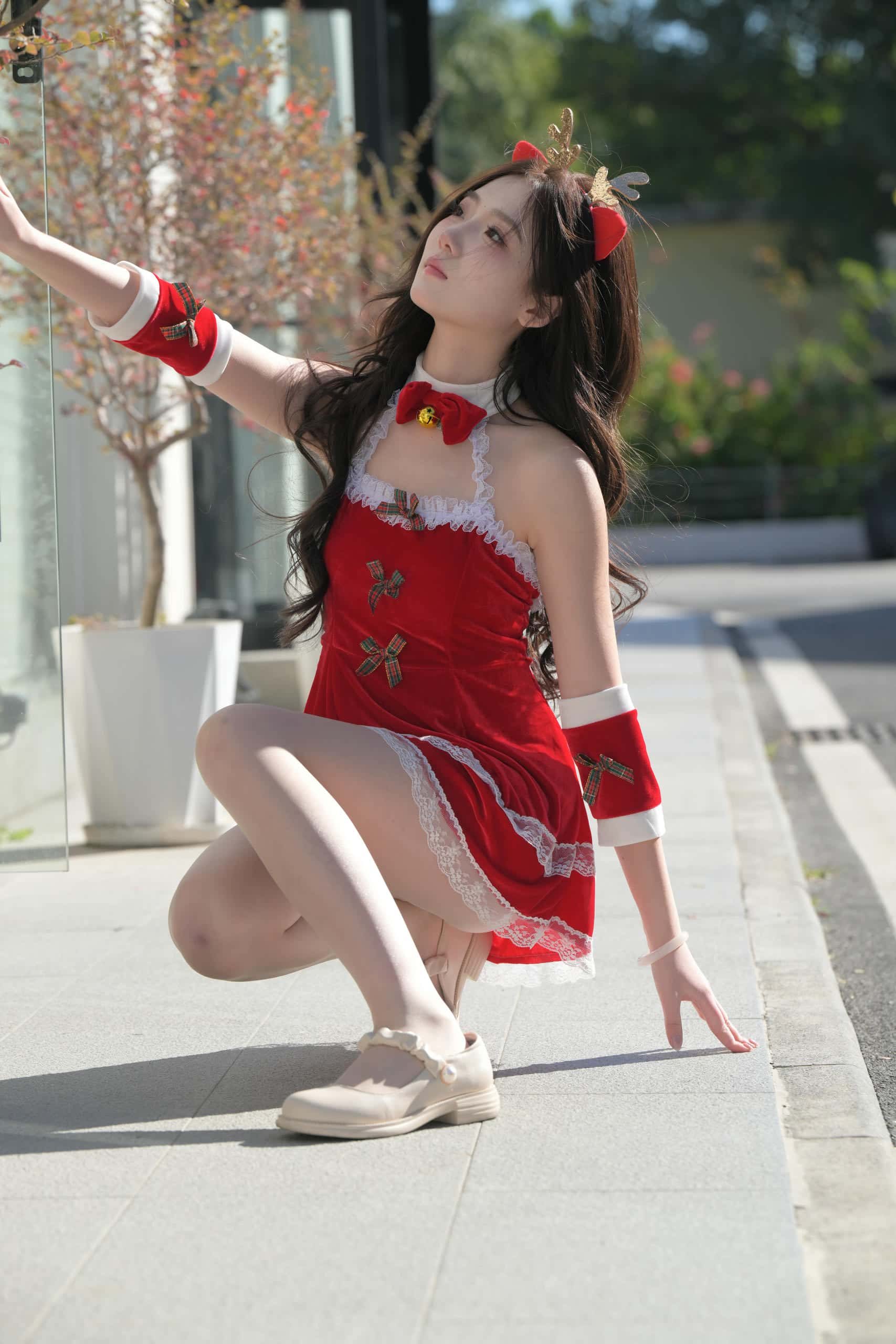 图片[5]-圣诞美眉【1096P】J8264-灰麻雀